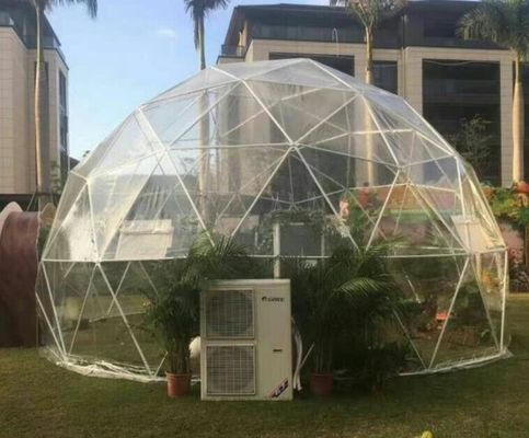 Tentes claires traitées aux UV de partie de dôme de tente de mariage de dôme géodésique de demi sphère de tente campante