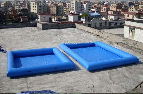 8M*6M Inflatable Swimming Pool avec la bâche ignifuge de PVC pour le matériel de piscine de famille