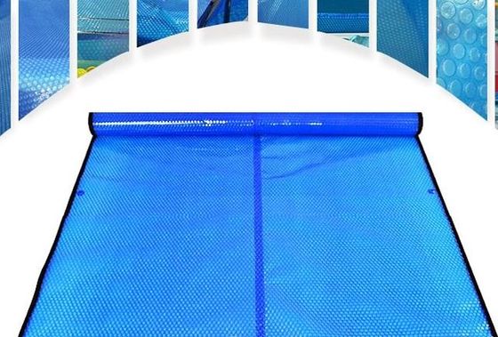 Couverture solaire de natation de bulle de piscine et bobine en plastique de couverture de piscine de bulle de film de PE couvrant d'enveloppe