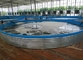 Réservoir galvanisé 30M Diameter Large d'élevage de poissons de bâche d'aquariums de feuille