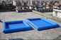 8M*6M Inflatable Swimming Pool avec la bâche ignifuge de PVC pour le matériel de piscine de famille