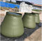 Cuve de stockage militaire de l'eau de la bâche 5000L d'eau de réservoir de vert à haute fréquence d'armée