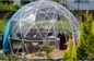 tente de 5M Luxury Geodesic Dome avec des tuyaux d'acier et des tentes de partie de dôme de couverture transparente