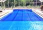 couverture de chauffage solaire bleue de couverture de la piscine 500um pour en haut la couverture solaire privée au sol de piscine