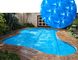 Couverture solaire imperméable de piscine de protection de bulle UV de PE pour la piscine rectangulaire