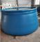 Réservoirs d'eau portatifs flexibles adaptés aux besoins du client de réservoir d'eau de bâche de forme d'oignon de la couleur 7000L