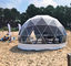Tente en acier de Chambre de dôme géodésique pour la tente économique de dôme d'hôtel de camping de famille d'événement extérieur