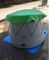 L'eau portative de réservoir d'eau de bâche de Grey Flexible Onion Shape 1.2MM réservoir le réservoir de retenue d'eau