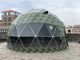 Tente de camping UV extérieure de dôme de résistance de l'acier 5M Geodesic Dome Tent d'hôtel de camouflage