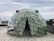 Tente de camping UV extérieure de dôme de résistance de l'acier 5M Geodesic Dome Tent d'hôtel de camouflage