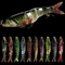 L'attrait de pêche dur bionique de huit sections de maquereau amorcent 20g 13.5cm