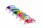 Nouveau mulet de descente d'attrait de pêche de vairon des couleurs 5.1CM/7.2G du model 6, perche, amorce dure en plastique de poisson-chat