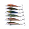 6 le mulet des couleurs 5CM/2.2G 10#Hooks, perche, plastique de poisson-chat amorcent dur l'attrait de flottement de pêche de vairon de 0.1m-0.3m