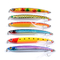 6 la perche des couleurs 10CM/14.4G 6#Hooks, plastique de poisson-chat amorcent dur l'attrait de descente de pêche de crayon