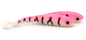 La fausse queue Monnow de T leurre des couleurs douces du silicone 11 de pêche d'amorce 7CM 2.1g