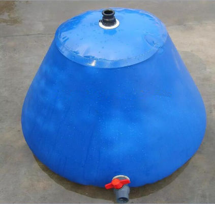 couvercle rond pliable de réservoir d'eau de pluie de PVC 2000L pour le réservoir d'eau Auto-debout de lutte contre l'incendie