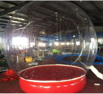 Tente rouge gonflable de bulle de bulle de boule gonflable d'exposition pour la tente de l'affichage 2M D Inflatable Bubble Camping