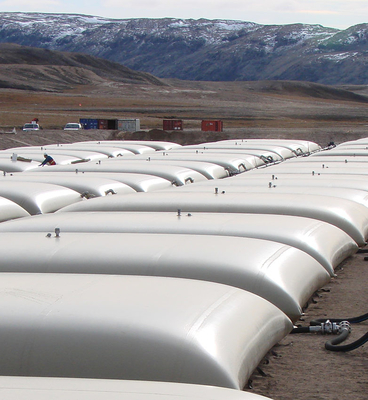 L'huile de lubrifiant stockage de la vessie souple réservoir de carburant TPU revêtement de tissu 50000 litres