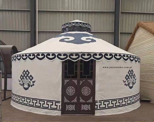L'expérience du charme de la culture mongole Yurt Structure en bambou Tente géodésique à dôme