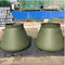 Cuve de stockage militaire de l'eau de la bâche 5000L d'eau de réservoir de vert à haute fréquence d'armée