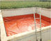 Cuve de stockage rouge flexible de méthane de PVC avec la bâche de TPU pour faire cuire le carburant