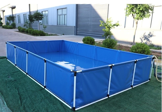 Réservoir à poissons en bâche pliable sur mesure pour l'aquaculture spécifique