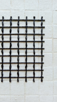 Grille géogridée en polyester revêtu de PVC de qualité industrielle pour les chemins de fer ou les sols mous