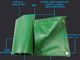 couverture stabilisée UV imperméable B1 de camion de PVC 650gsm ignifuge dans la couleur verte