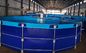 Réservoir extérieur de pisciculture du rond TPU 50000L 100000L avec le réservoir en plastique d'étang à poissons de cadre en métal
