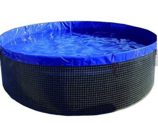 16m Diamètre 301.440 litres étang de poisson ronde pliable étang de poisson en PVC bâche de poisson extérieur