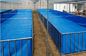 aquarium pliable de bâche de PVC de 5000L 0.9mm pour l'étang à poissons en plastique de Diy de réservoir d'étang à poissons d'exploitation de pisciculture
