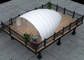 luxe extérieur de tente de Glamping en métal de 6mx10m pour 2 personnes