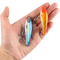 6 crochets mulet, perche, attraits en plastique des couleurs 7.5CM/8.6g 8# de crayon d'appât d'ABS de poisson-chat