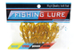 La pêche de Crystal Soft Shrimp Worm Bait leurrent 6 couleurs 5.5CM 1.4g 10PCS/Bag