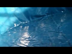 Réservoir à poissons en bâches en PVC avec treillis métalliques