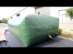 20000 litres de réservoir de stockage d'eau flexible en bâches en PVC